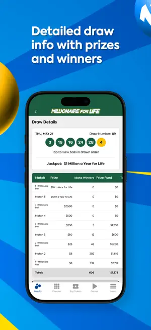 Idaho Lottery Numbers screenshot 3