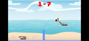 ご存知！腕戦車バレー Lite screenshot 1