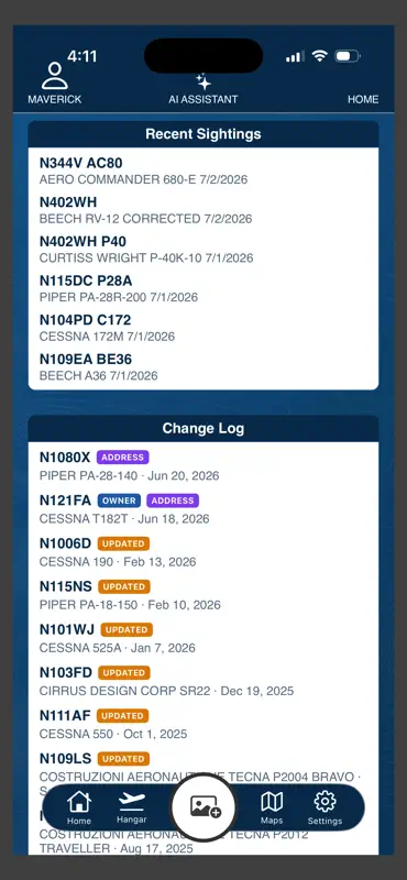 Spotter Log: Plane Spotting screenshot 2 of 7