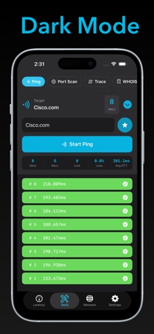 Pingers - Ping & Latency Check Screenshot 9 of 9