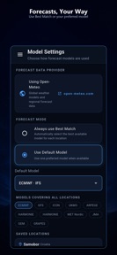 Noctra - forecast & moonphases screenshot