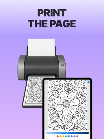 Coloring Book Ai - ColorFilla iPad screenshot