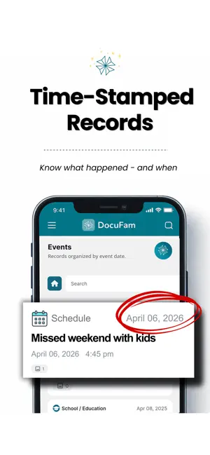 DocuFam: Custody & Event Log screenshot 4