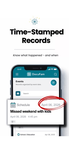 DocuFam: Custody & Event Log Screenshot 4 of 7