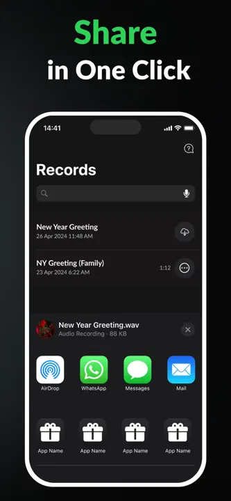 Call Recorder for iPhone.: Screenshot 6 von 6