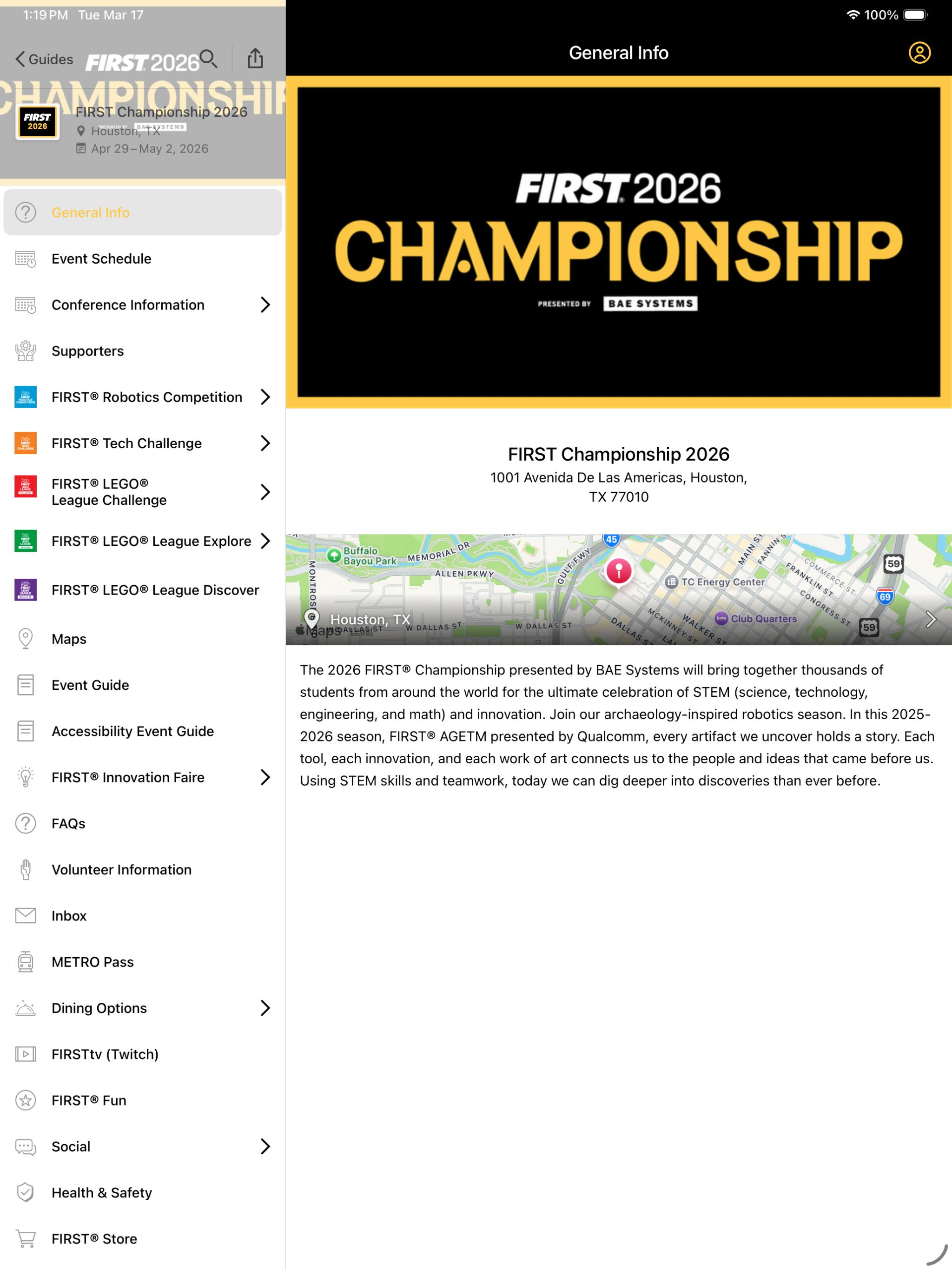 2026 FIRST® Championship
