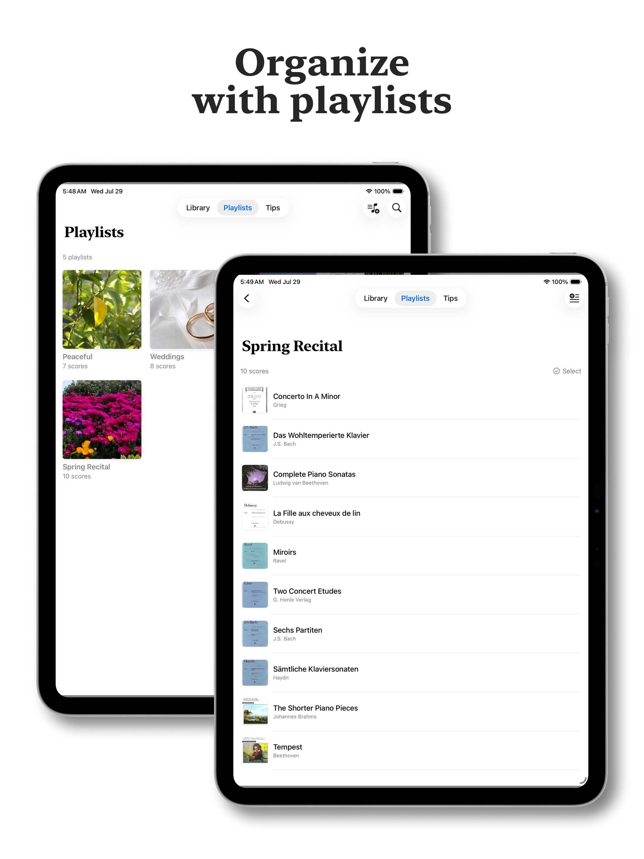 eSuite: sheet music screenshot 16