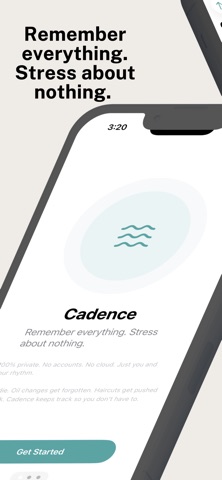 Cadence - When Did I Last Screenshot 1 of 5