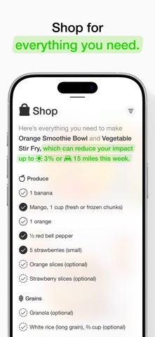 Seeds: Plant-based meals iPhone screenshot