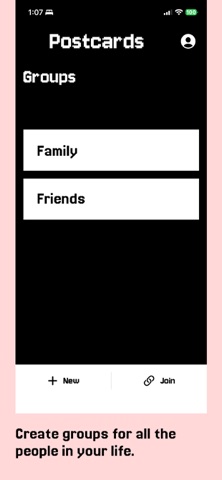 Postcardy screenshot