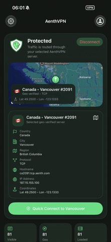 AenthVPN - Fast & Secure VPN Screenshot 6 of 10