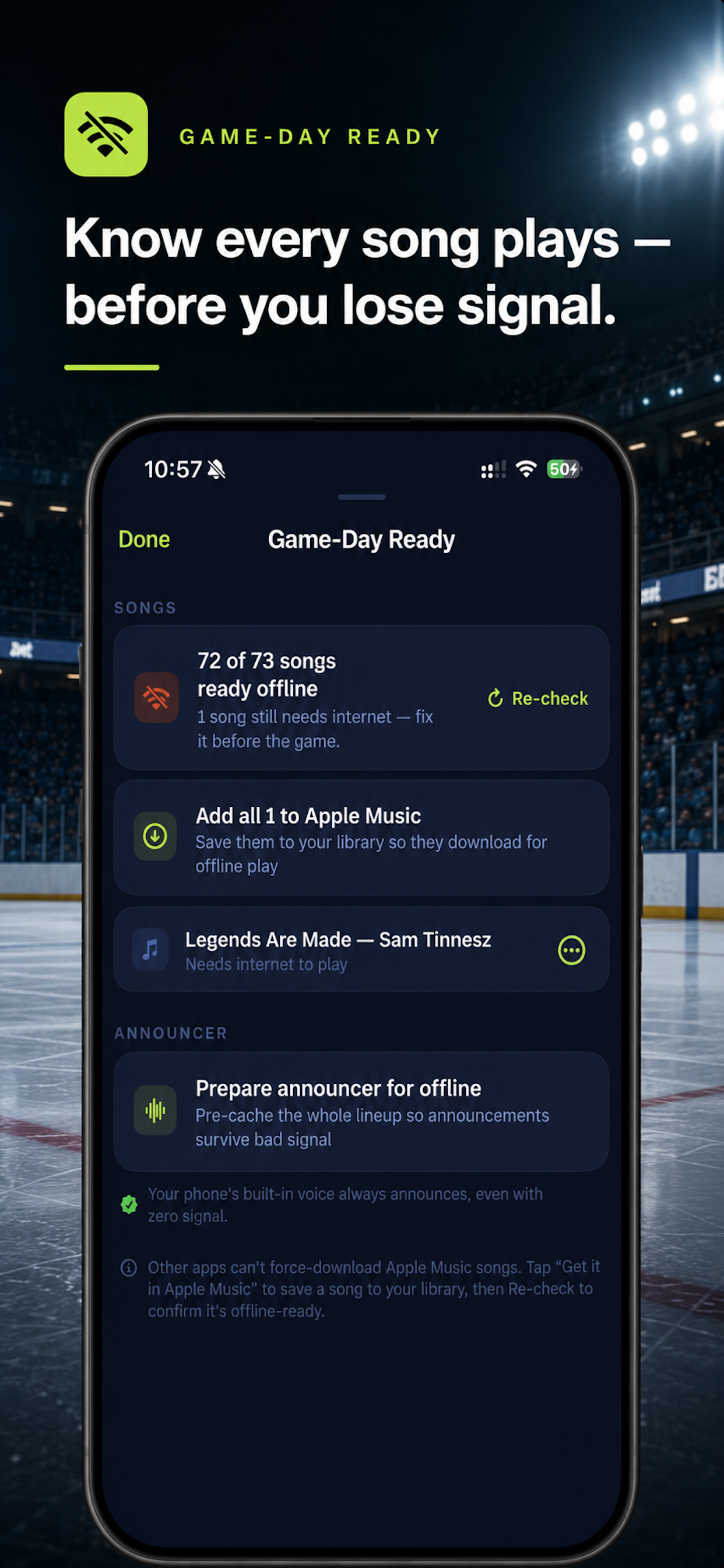SportSongs screenshot 6