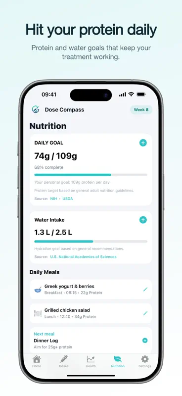 Dose Compass: GLP-1 Weight Log screenshot 5 of 6