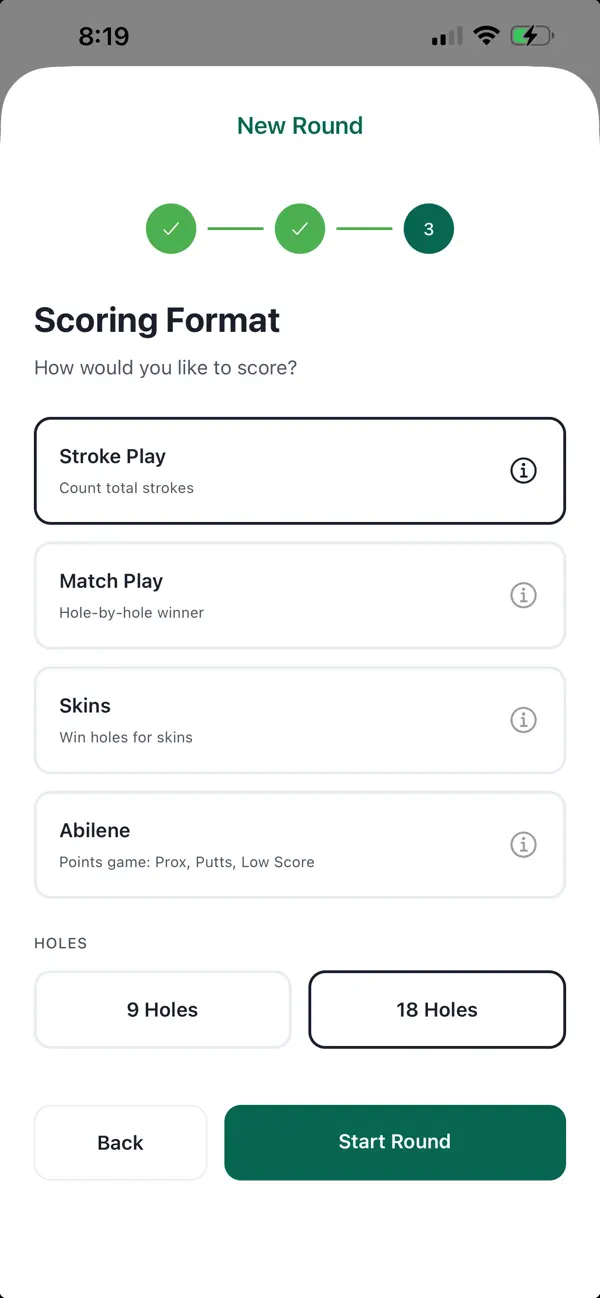 Screenshot #2 pour GolfGames: Skins & Abilene