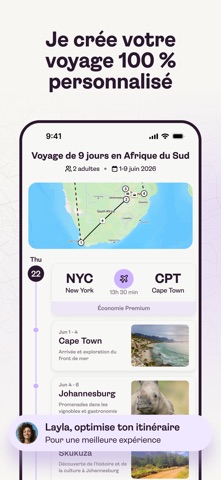 Layla – AI Trip Planner iPhone screenshot 2