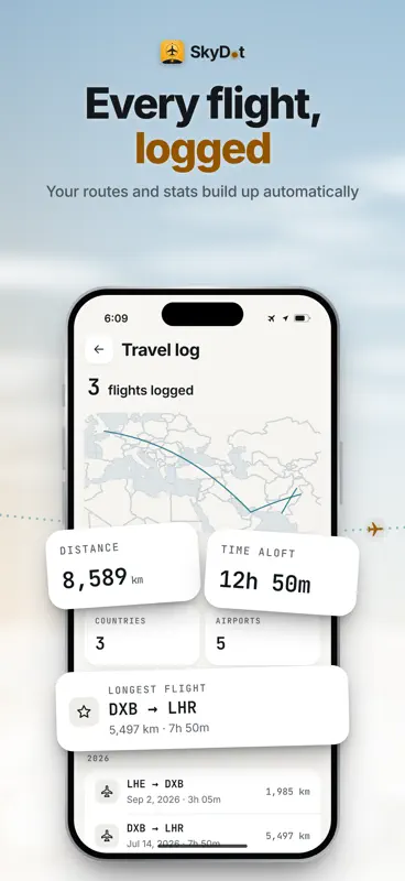 SkyDot: Offline Flight Tracker screenshot 5 of 6