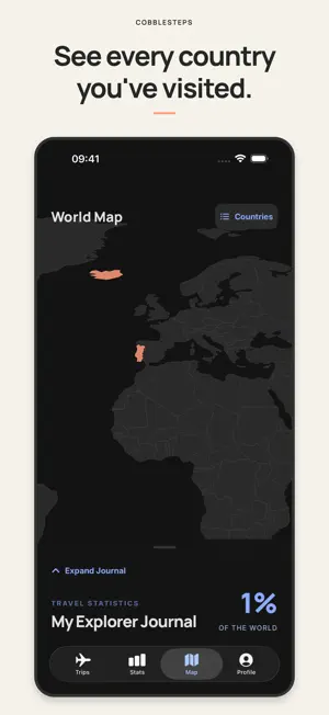 CobbleSteps: Travel Journal screenshot 4