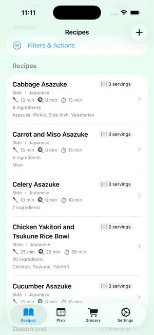 Weekly Meal Planner screenshot 3