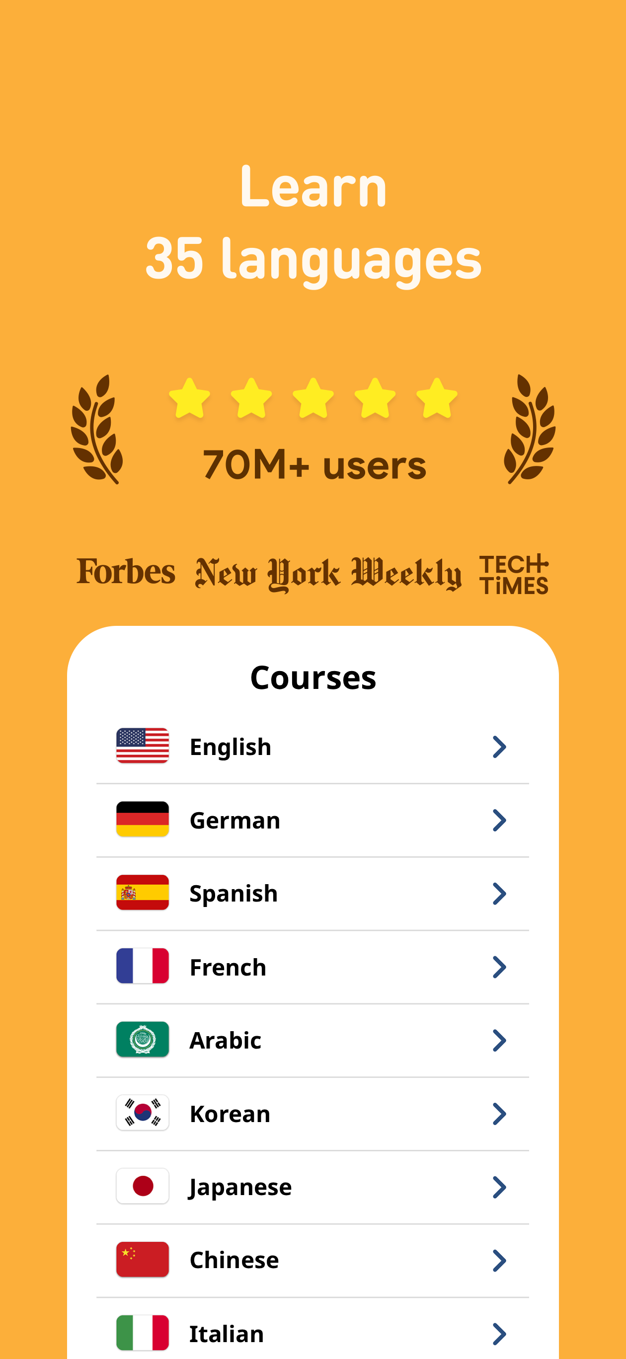 FunEasyLearn: 35 Languages