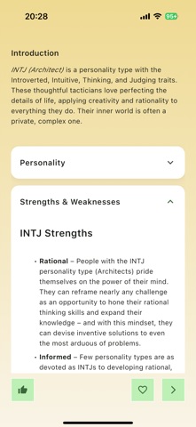 PsyPathia: Enneagram & MBTI iPhone screenshot