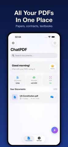 ChatPDF: AI PDF Summarizer Screenshot 2 of 3