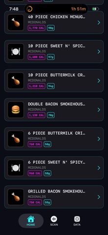 FastFit: Food Recommendations screenshot