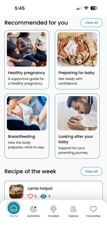 infant app iPhone screenshot 1
