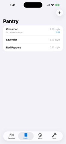 Honey Mix Recipe Calculator screenshot