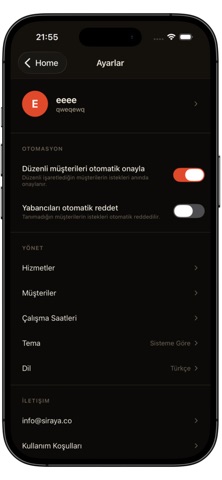 Siraya – Randevu Yöneticisi screenshot