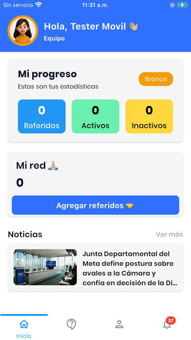 Polityc app screenshot