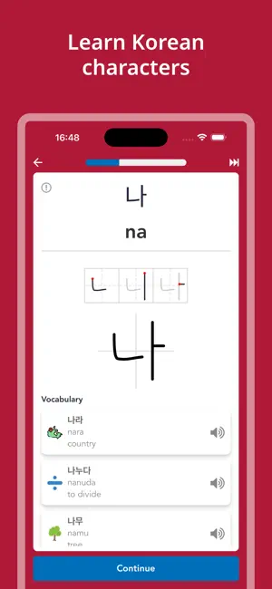 Learn Korean Words & Alphabet screenshot 4