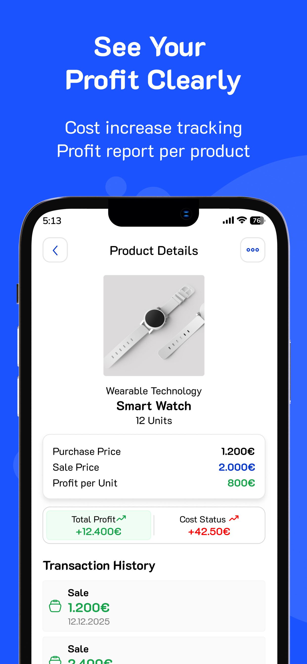 Inventory & Sales Tracking App screenshot 3