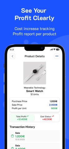 Inventory & Sales Tracking App Screenshot 3 of 6