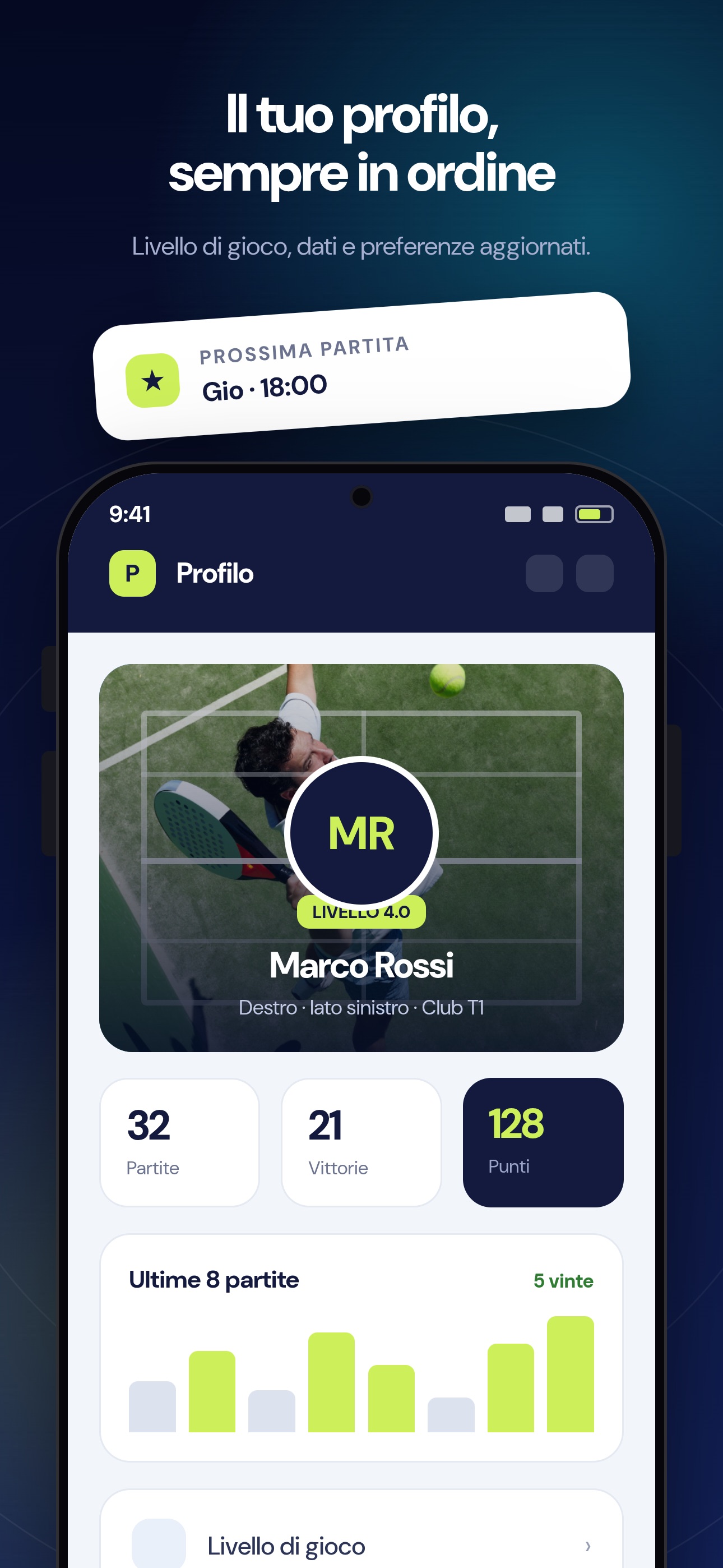 Screenshot 1 of PlayTune: Padel & Club