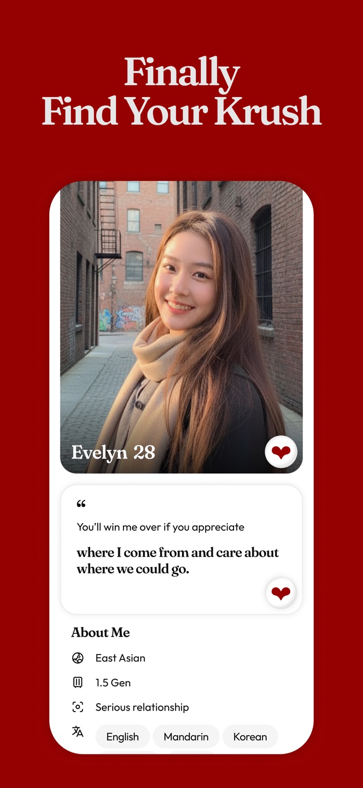 Krush - Asian Dating & Social iphone screenshot 2