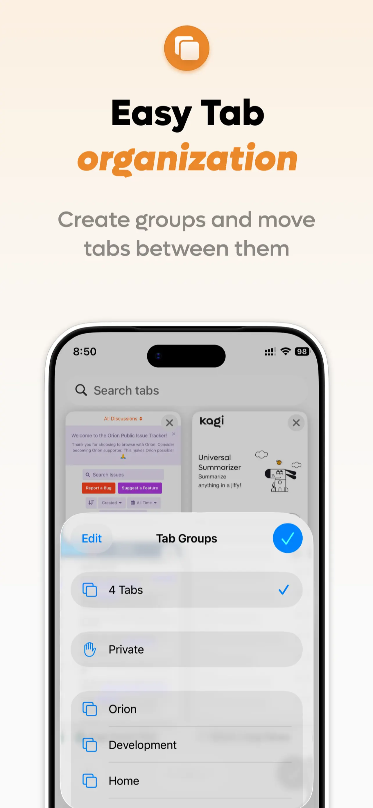 Orion Browser screenshot 6