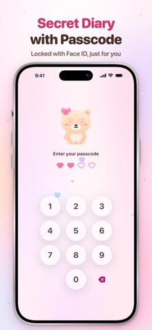 My Cute Diary with Lock screenshot 3