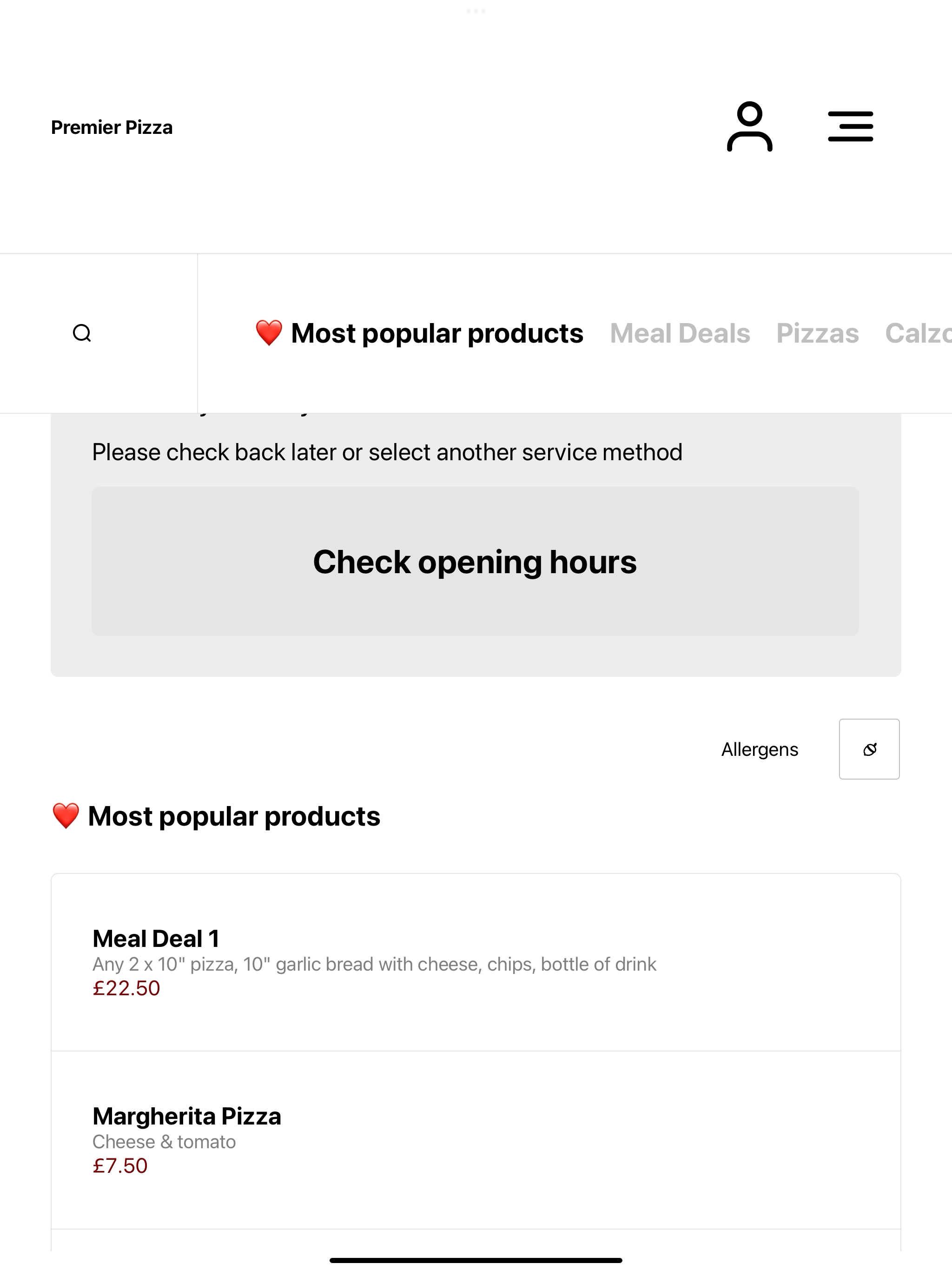 Premier Pizza UK screenshot 7