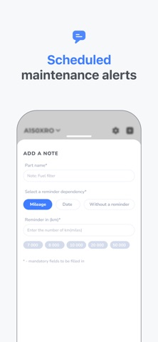 Aicar - smart service logbook screenshot