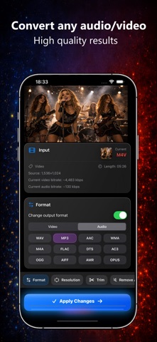 Video Files Converter: MP4,MP3 iPhone screenshot