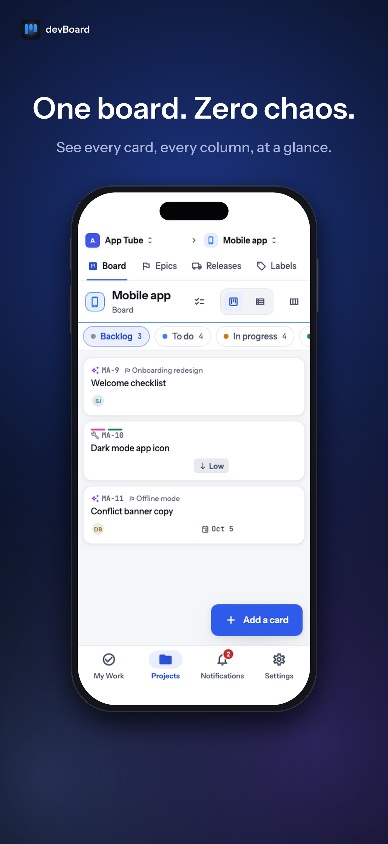 Screenshot 2 of devBoard