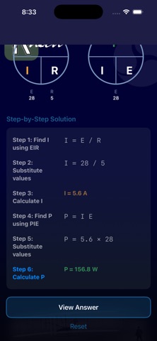 FAA A&P Practice Ohm's Law Screenshot 7 of 8