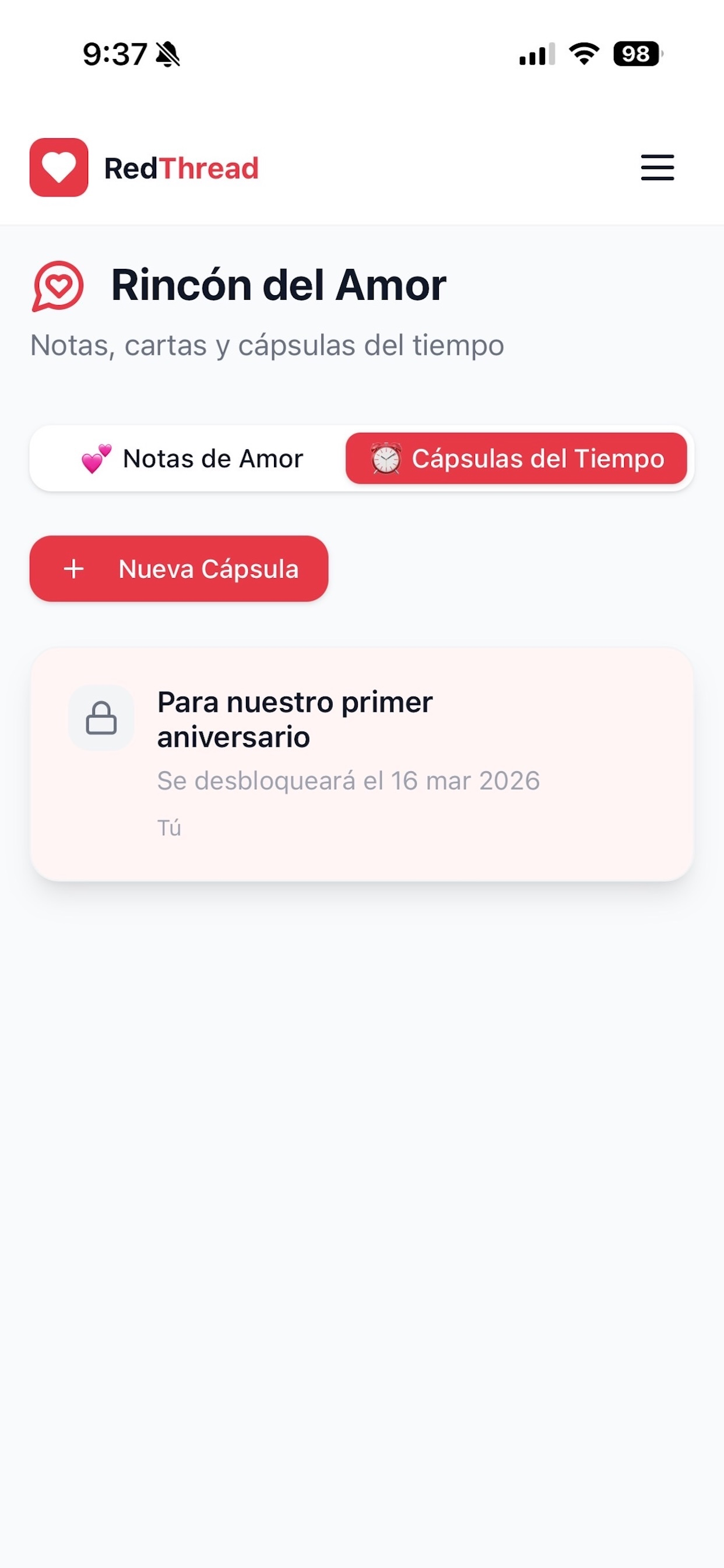 RedThread - Tu lugar en pareja