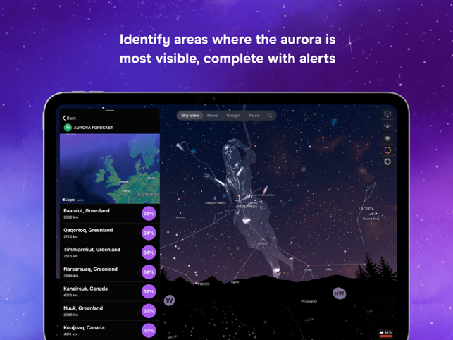 ‎Night Sky Screenshot