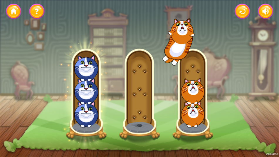 #1. Cat Sorter Puzzle (iOS) 由: Suna Gonen