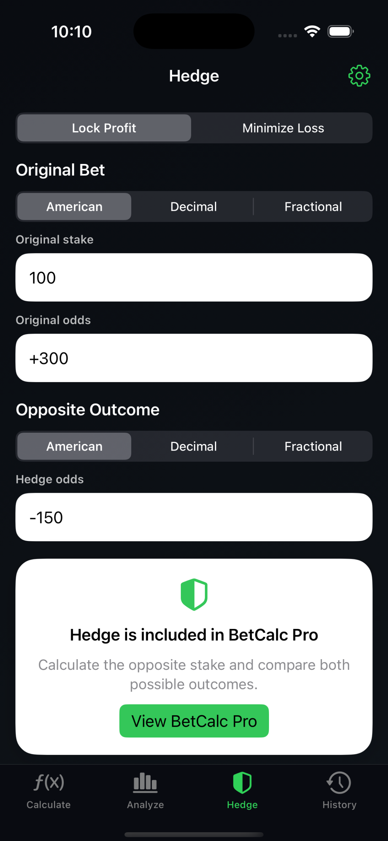 Bet Calculator: Odds & Parlay screenshot 3