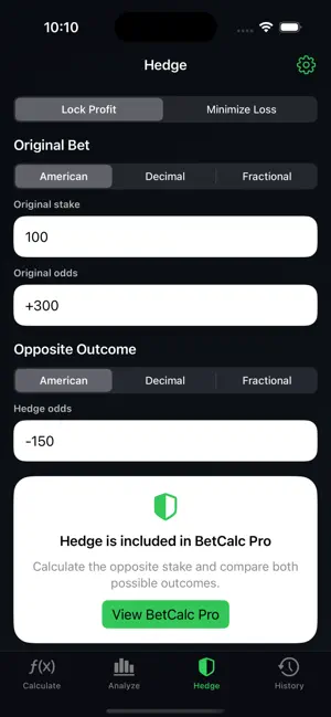 Bet Calculator: Odds & Parlay screenshot 3