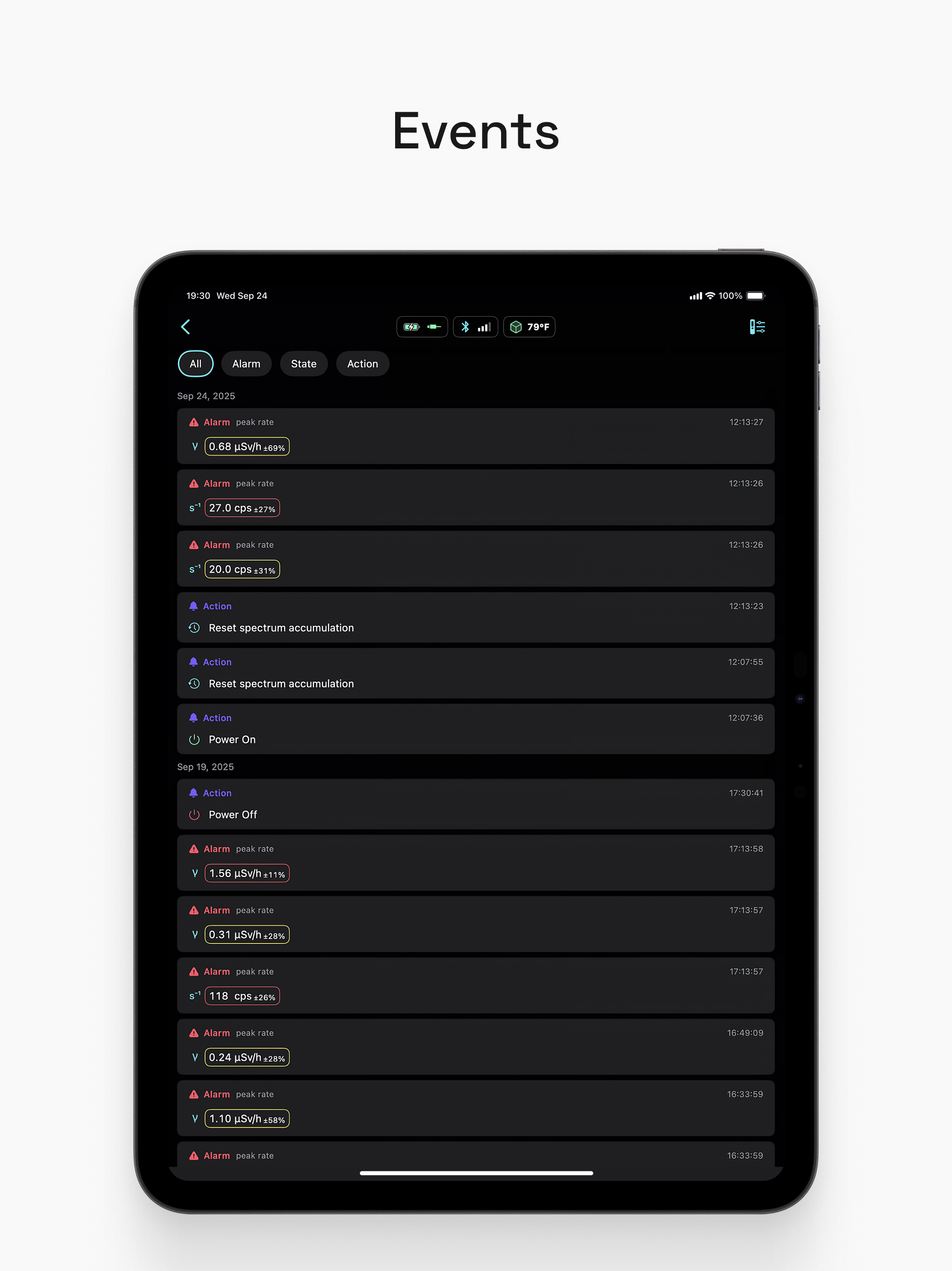 Radiacode screenshot 19