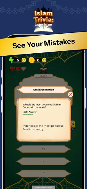 Islam Trivia: Learn Islam screenshot 3