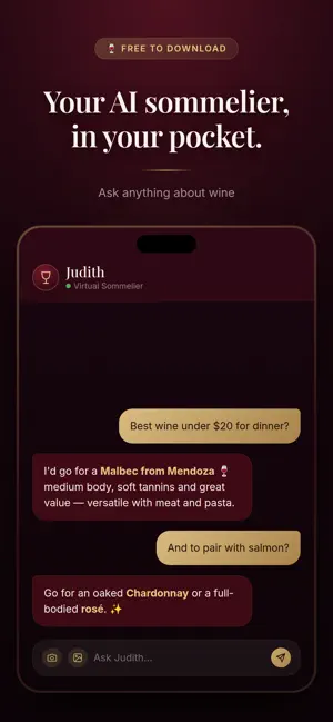 Judith: Wine Assistant screenshot 1
